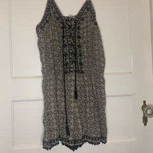 Black and White American Eagle Romper